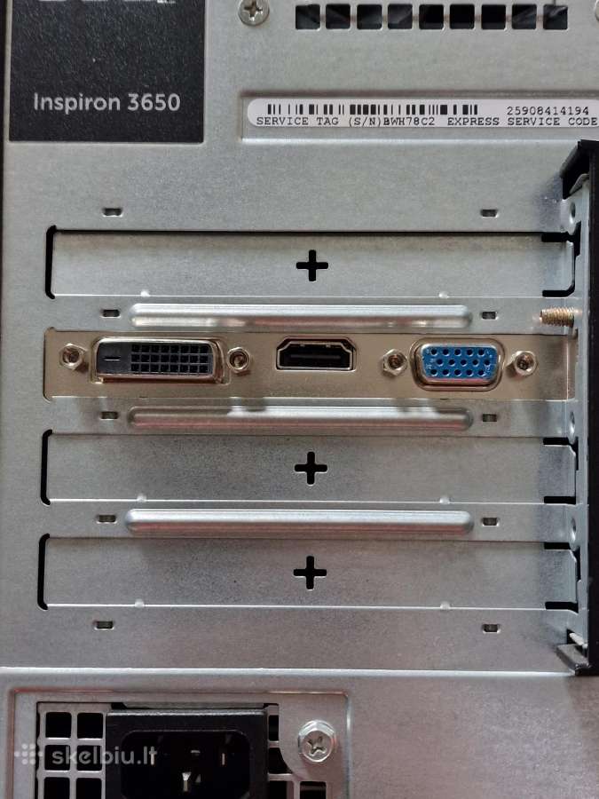 Dell Inspiron 3650 kompiuteris (Pc dėžė) Intel i5 - nuotraukos Nr. 10