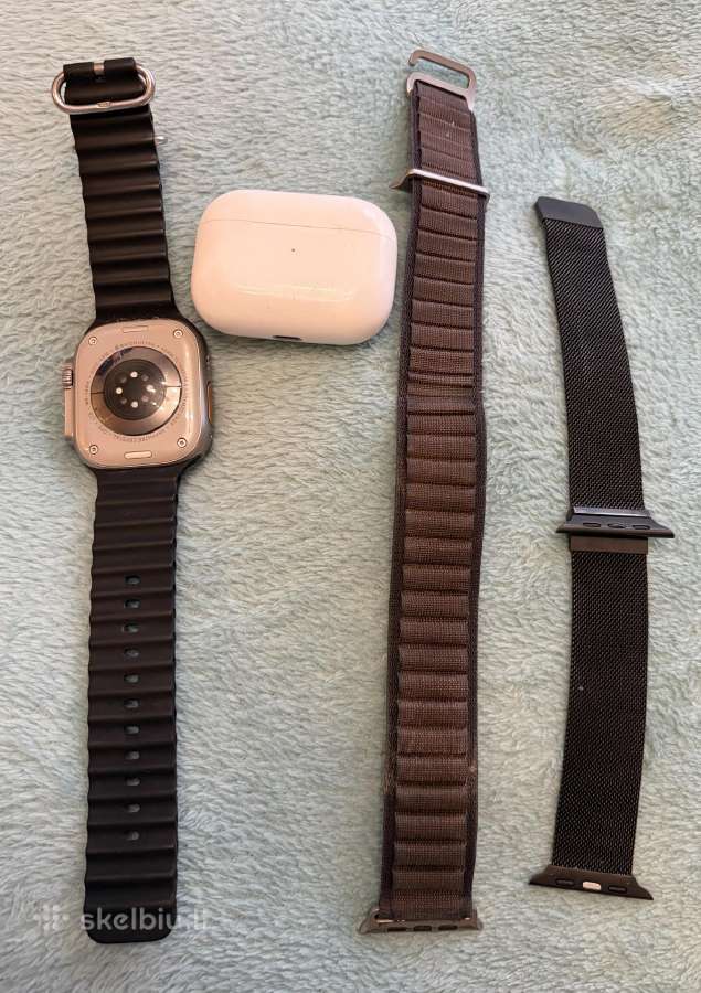 Apple watch ultra 2 + aipods pro - nuotraukos Nr. 2