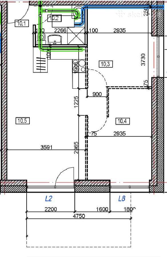 3k. butas pušų apsuptyje - nuotraukos Nr. 6