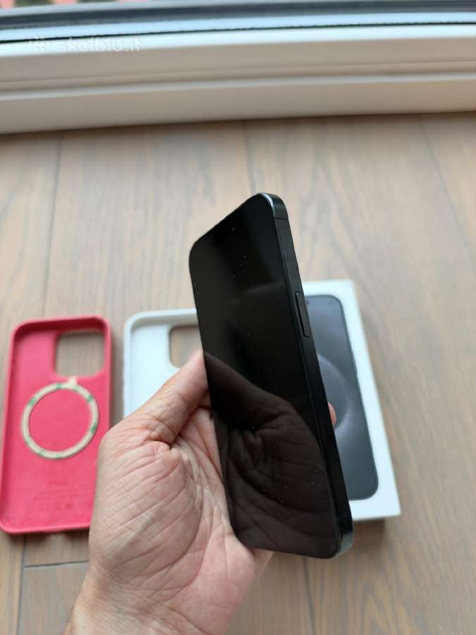 Apple iPhone 15 Pro 256gb Black 100% baterija - nuotraukos Nr. 4