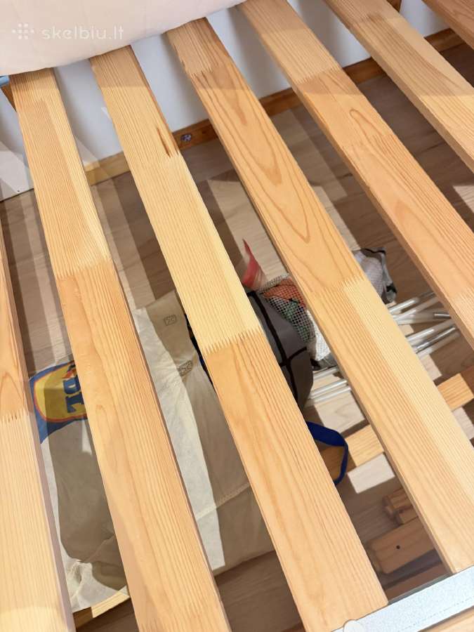 Ikea Kura vaikiška lova su čiužiniu 90x200cm - nuotraukos Nr. 2