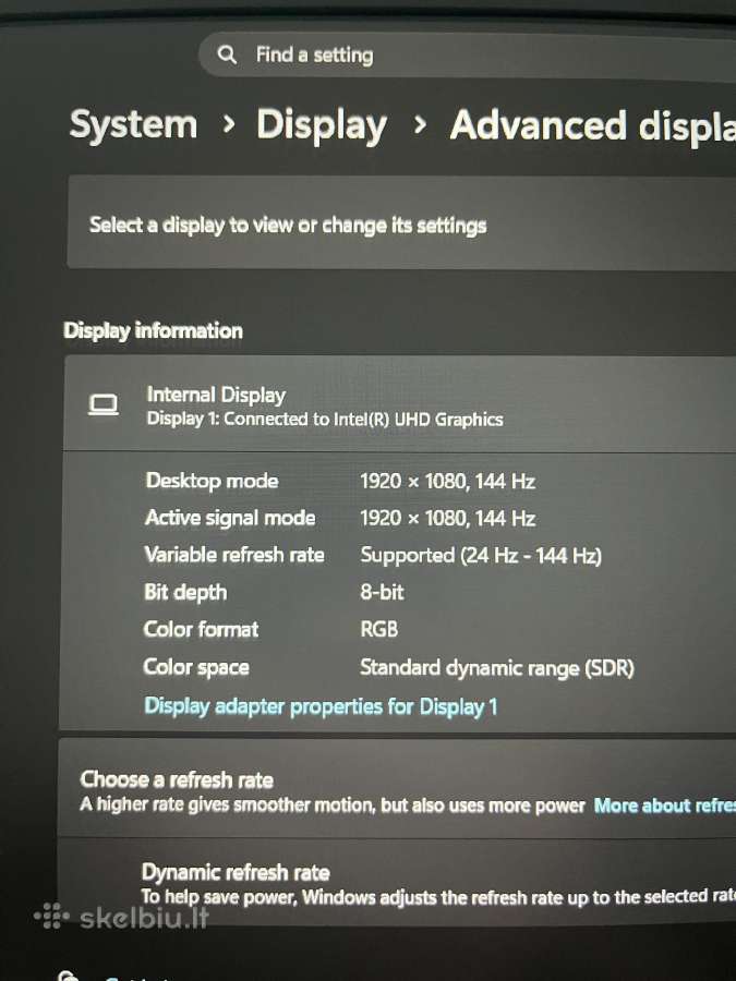 Dell G15 Rtx 3050ti + priedai - nuotraukos Nr. 12