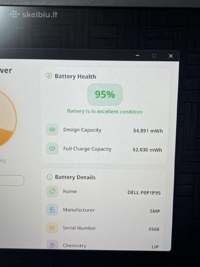 Dell G15 Rtx 3050ti + priedai - nuotraukos Nr. 13