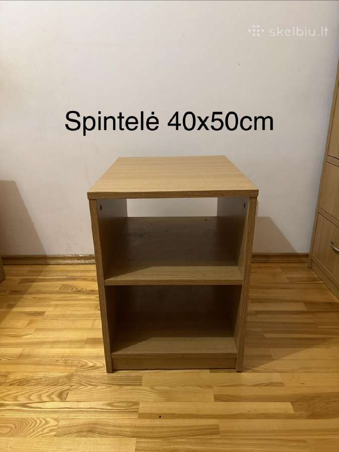 Viengulė lova su stalčiais 90x200cm + spintelė - nuotraukos Nr. 7