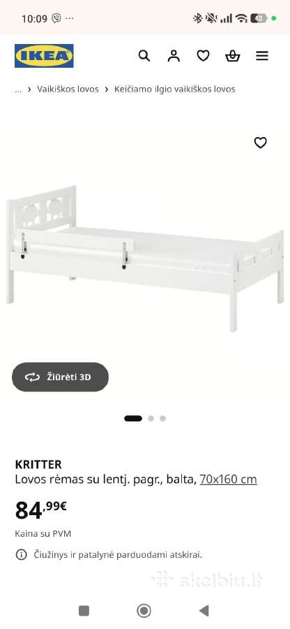 Ikea vaikiška lovytė - nuotraukos Nr. 6
