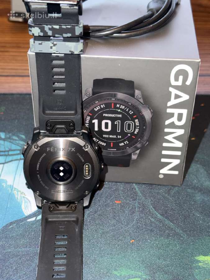 Garmin Fenix 7x Sapphire Solar - nuotraukos Nr. 2