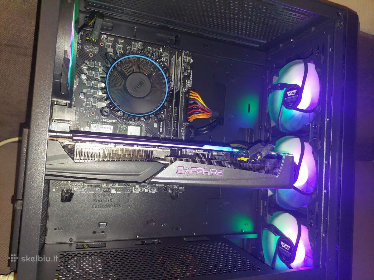 I3 14100f, H610m, 16gb, Rx 5700xt, 256gb SSD, 1tb - nuotraukos Nr. 9