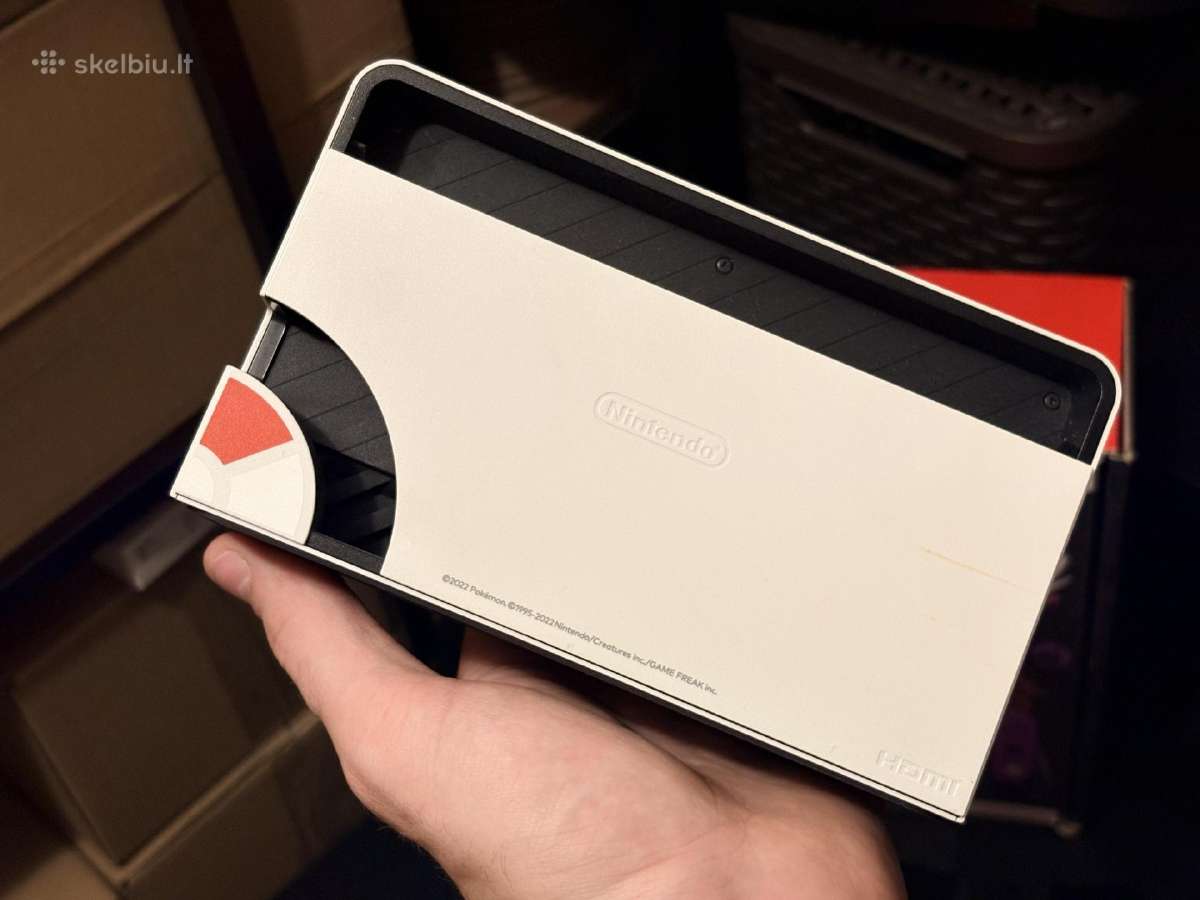 Nintendo Switch Oled Scarlet and Violet Edition - nuotraukos Nr. 10