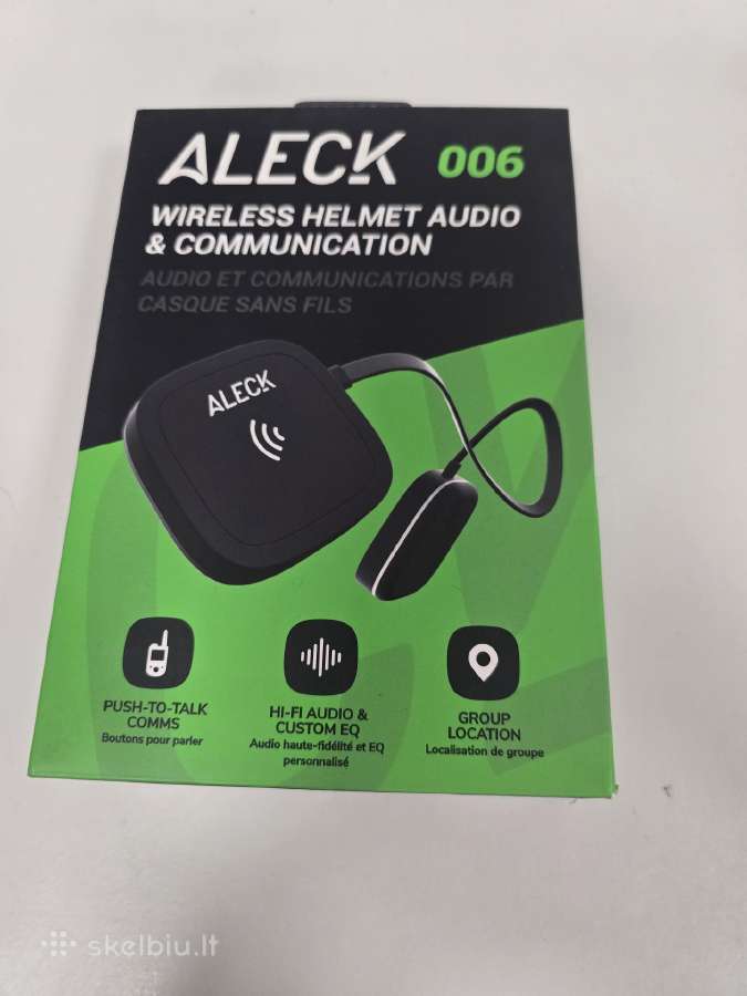 Aleck 006 belaidė šalmo garso sistema - nuotraukos Nr. 2