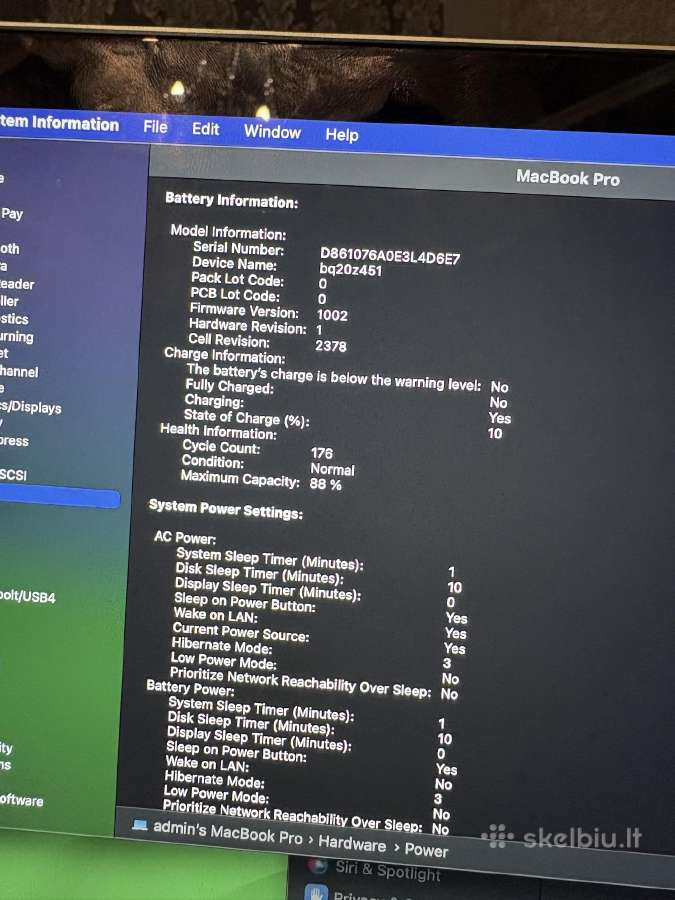 MacBook pro 2020 m1 - nuotraukos Nr. 5