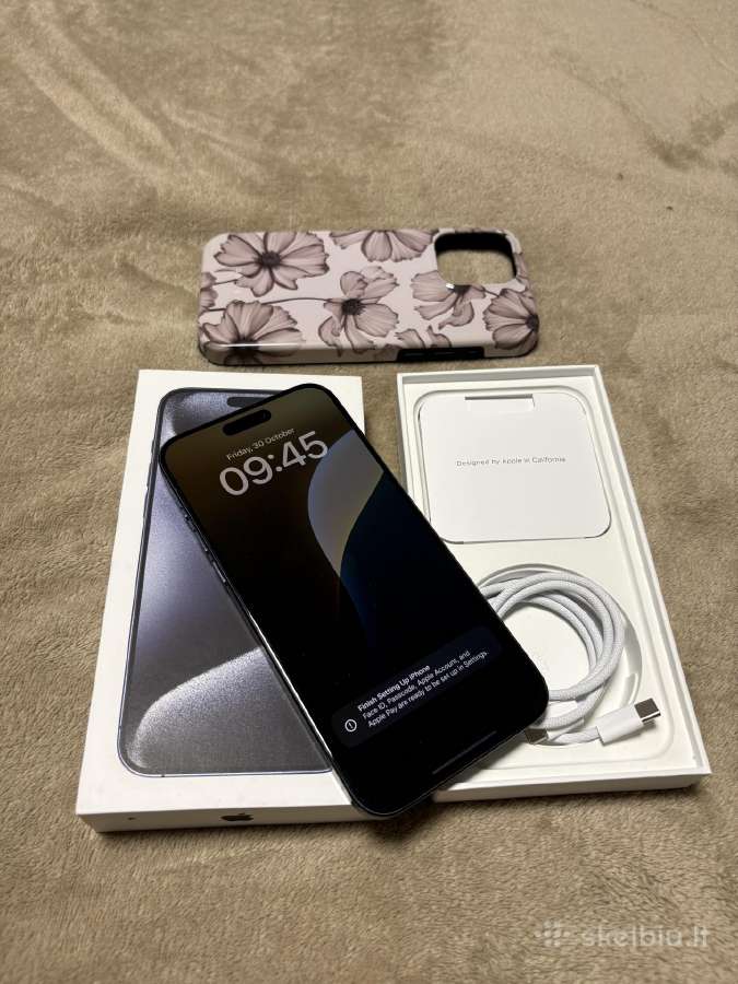 Apple iPhone 15 Pro Max, 256 GB, Blue Titanium - nuotraukos Nr. 5