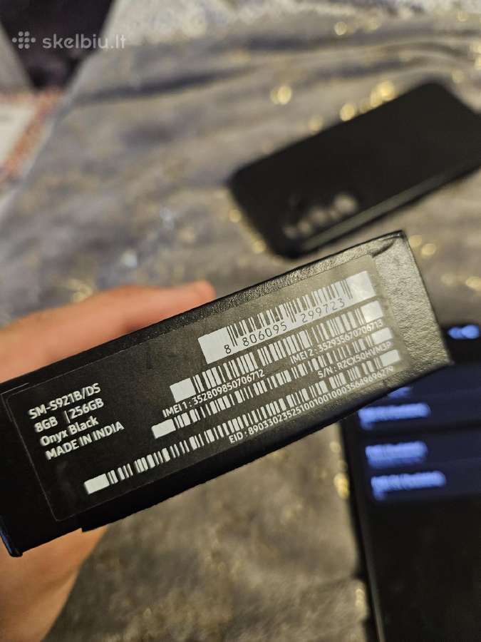 Samsung S24 256gb Black Labai Geros Būklės - nuotraukos Nr. 7