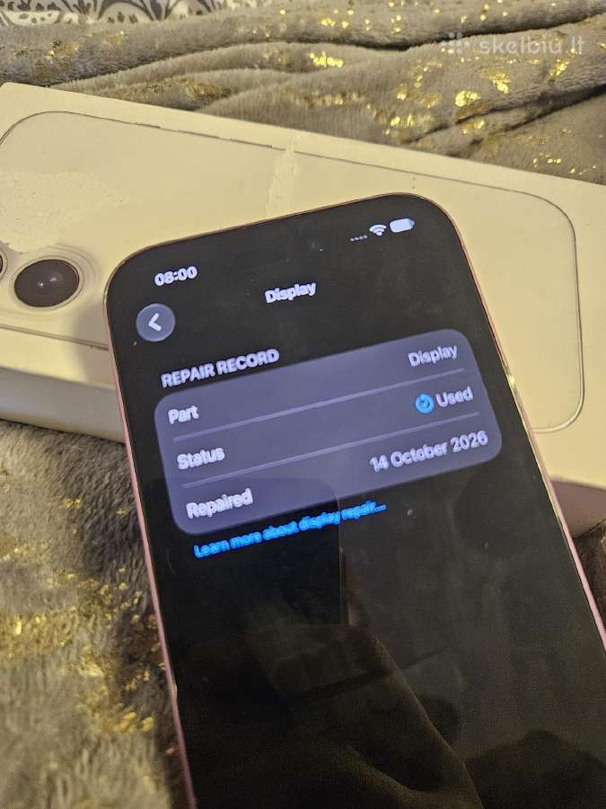 iPhone 16 128gb Rožinis Labai Geros Būklės - nuotraukos Nr. 5