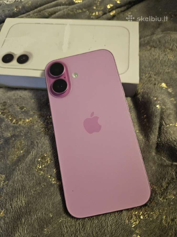 iPhone 16 128gb Rožinis Labai Geros Būklės - nuotraukos Nr. 6