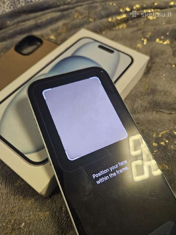 iPhone 15 128gb Light Blue Idealios Būklės - nuotraukos Nr. 5