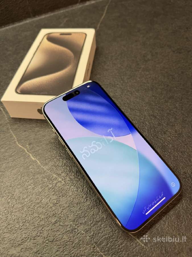 iPhone 15 Pro Natural Titanium 128gb - nuotraukos Nr. 2