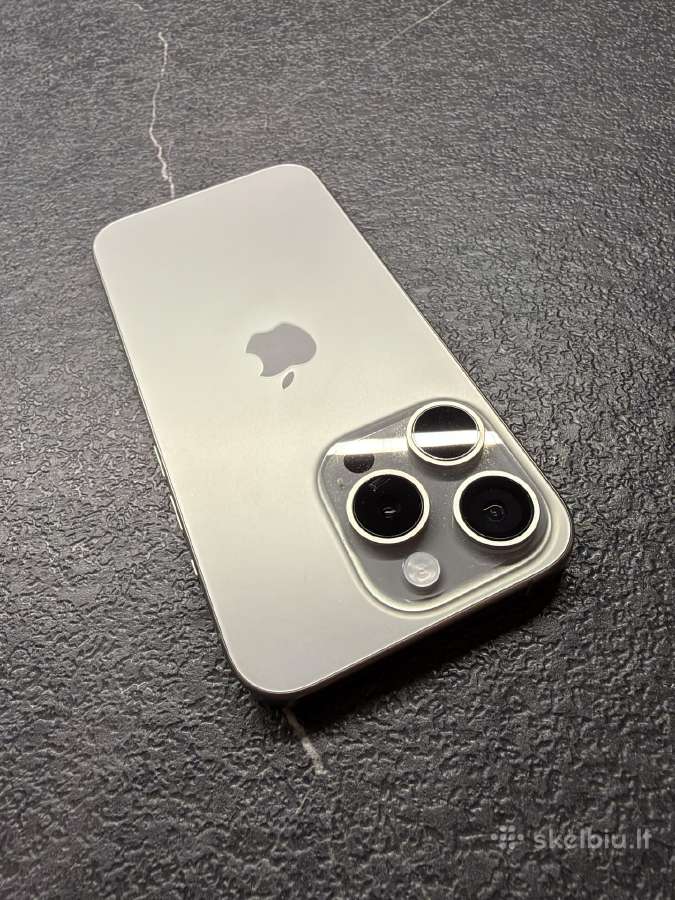 iPhone 15 Pro Natural Titanium 128gb - nuotraukos Nr. 7