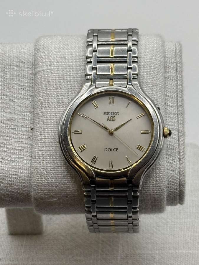 Vintažinis dviejų tonų Seiko Dolce Ags - nuotraukos Nr. 3