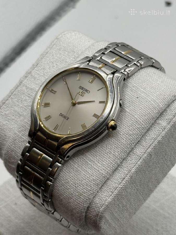 Vintažinis dviejų tonų Seiko Dolce Ags - nuotraukos Nr. 4
