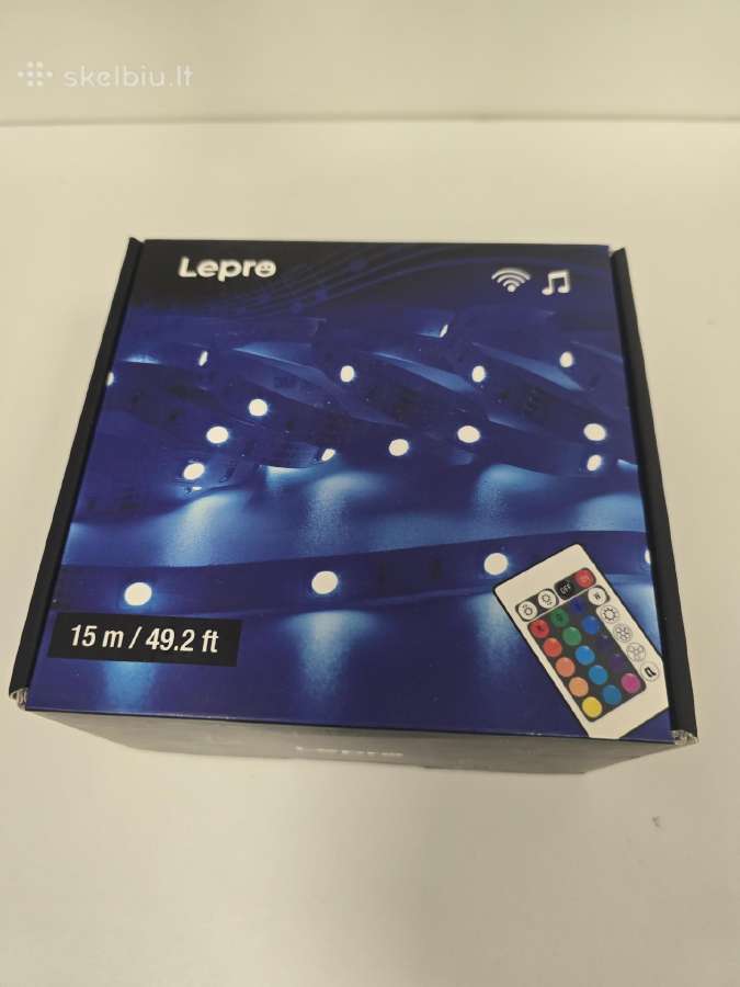 Lepro Rgb LED juosta 15 m su pulteliu, 36 W - nuotraukos Nr. 2