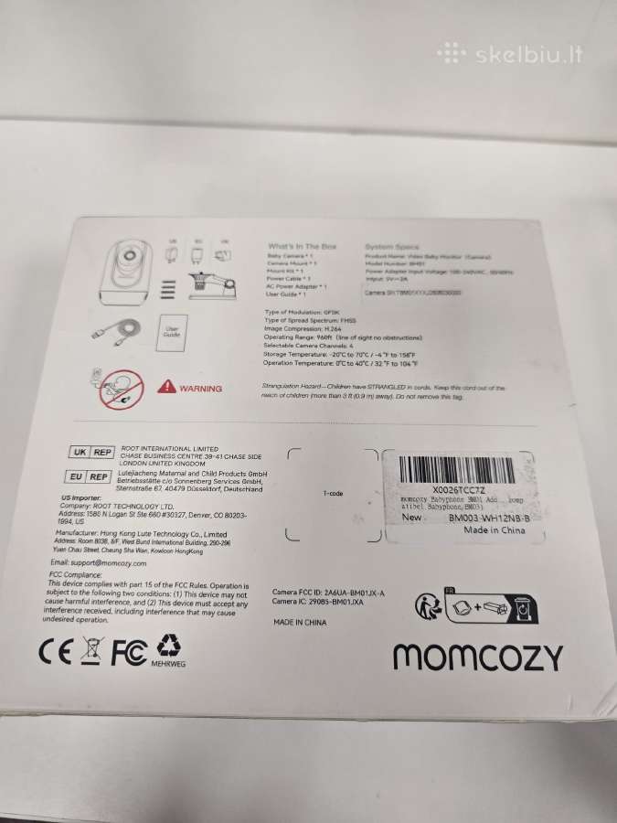 Momcozy Bm01 kūdikio stebėjimo kamera 1080p - nuotraukos Nr. 3