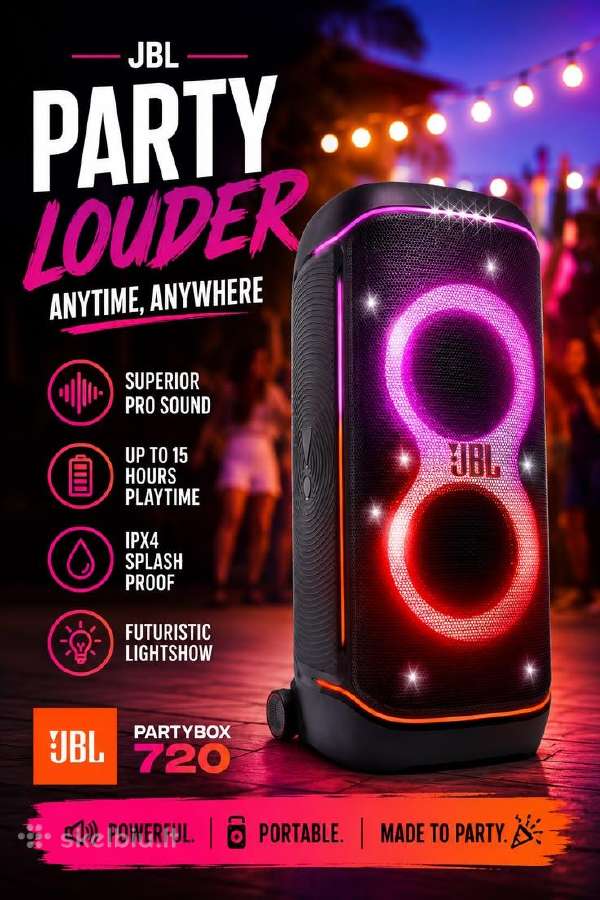 Galingiausio naujo Jbl Partybox Ultimate 2 nuoma! - nuotraukos Nr. 3