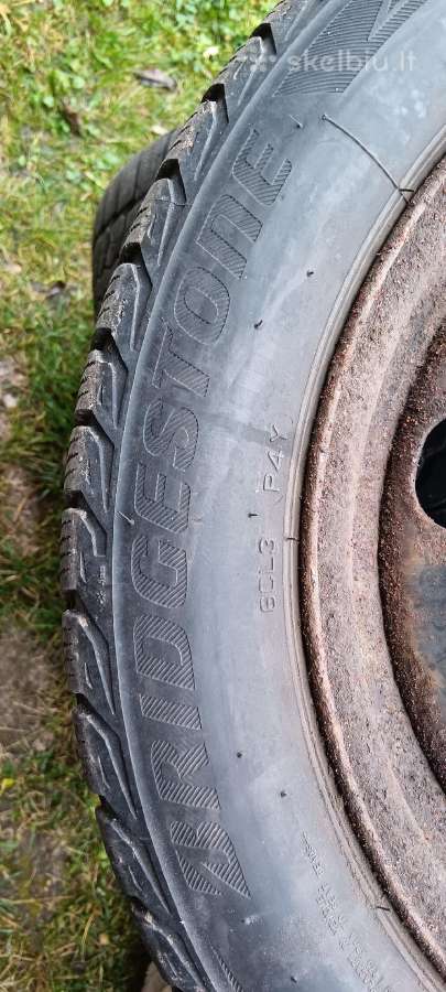 Žieminės Bridgestone padandos su ratlankiais - nuotraukos Nr. 2