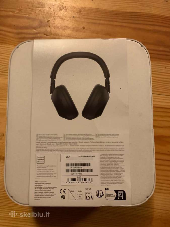 Ausines Sony Wh-1000 Xm6 - nuotraukos Nr. 2