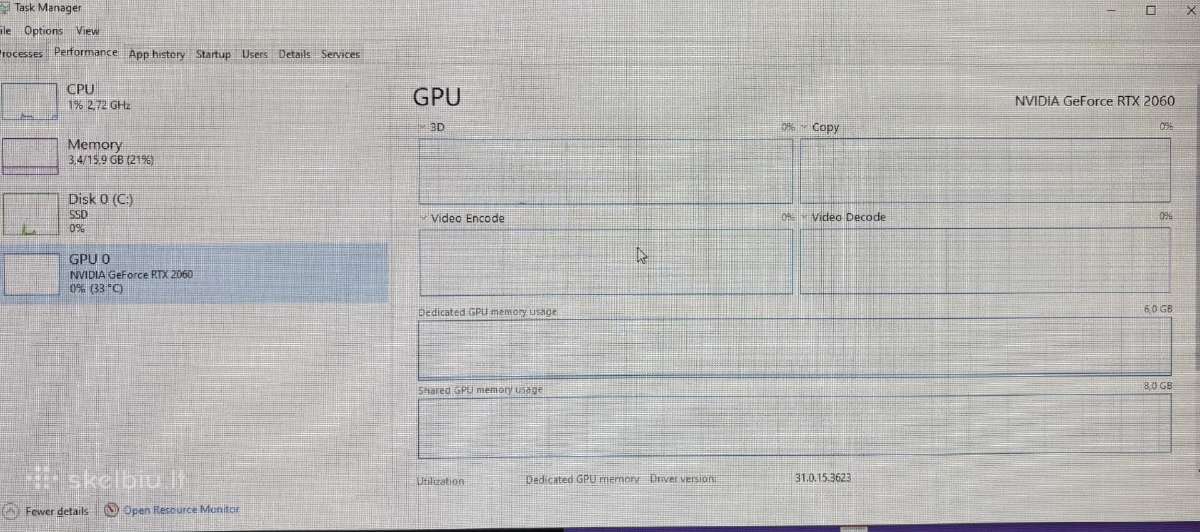 Ryzen 5 / Rtx 2060 / 16gb RAM / SSD 480gb - nuotraukos Nr. 11