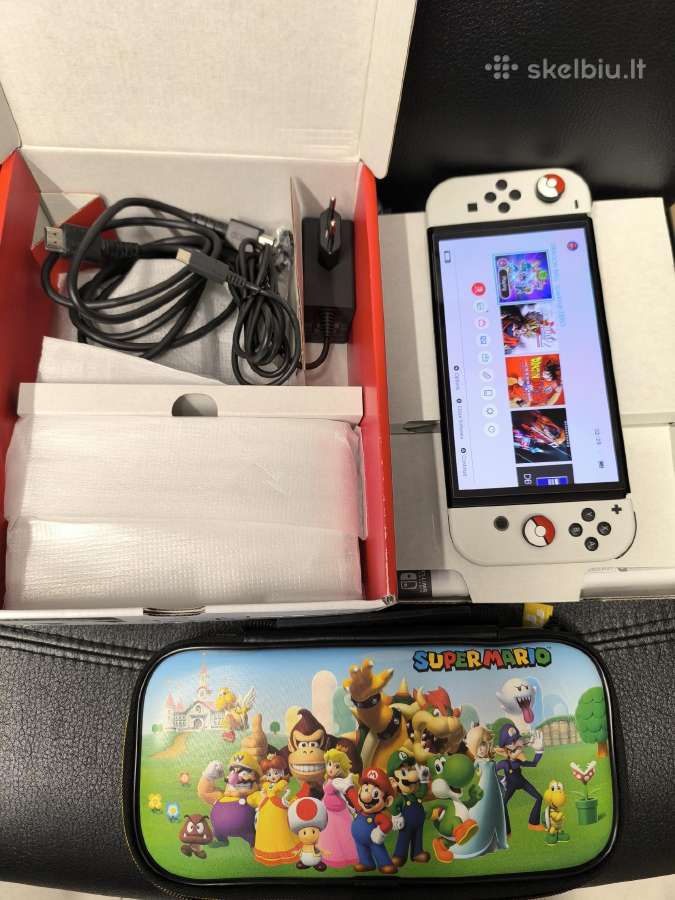 Atrištas Nintendo Switch Oled 512gb 60 žaidimų - nuotraukos Nr. 2