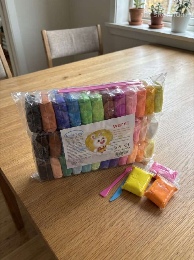 Orinis plastilinas 36 spalvų rinkinys vaikams - nuotraukos Nr. 2
