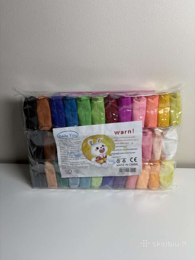 Orinis plastilinas 36 spalvų rinkinys vaikams - nuotraukos Nr. 3