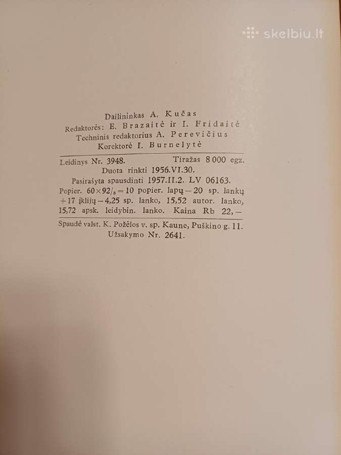 Parduodu knyga,1957m - nuotraukos Nr. 24
