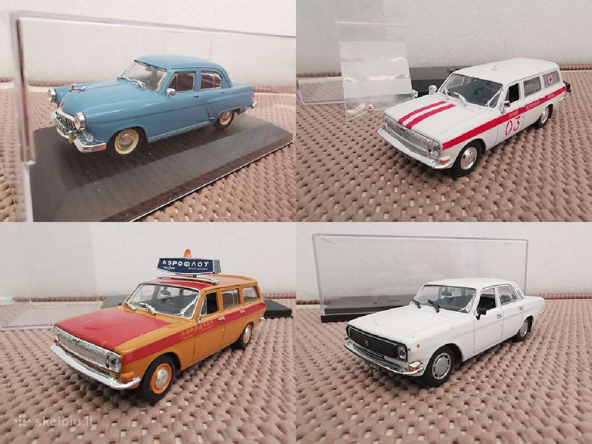 1:43 Rusiškų Gaz Automobilių Modeliai - nuotraukos Nr. 3