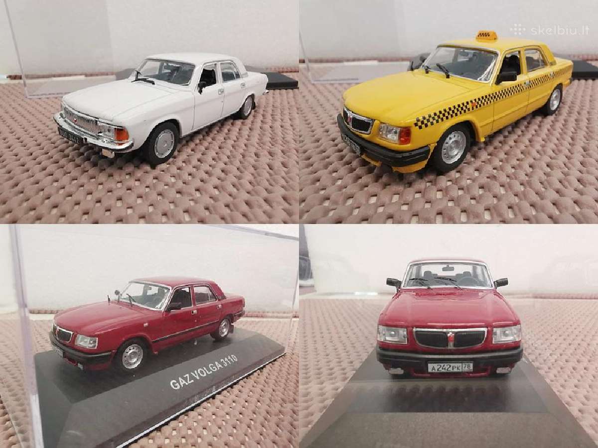 1:43 Rusiškų Gaz Automobilių Modeliai - nuotraukos Nr. 4