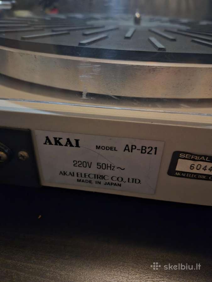 Akai gtotuvai ap 306 c 206c ap 100 ap-b 21 - nuotraukos Nr. 23