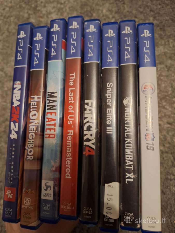 Labai geros būklės Ps4 žaidimai - nuotraukos Nr. 2