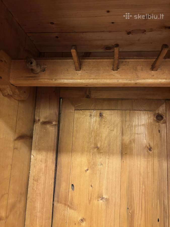 Senovinė antikvarinė spinta tekintomis kolonomis - nuotraukos Nr. 14