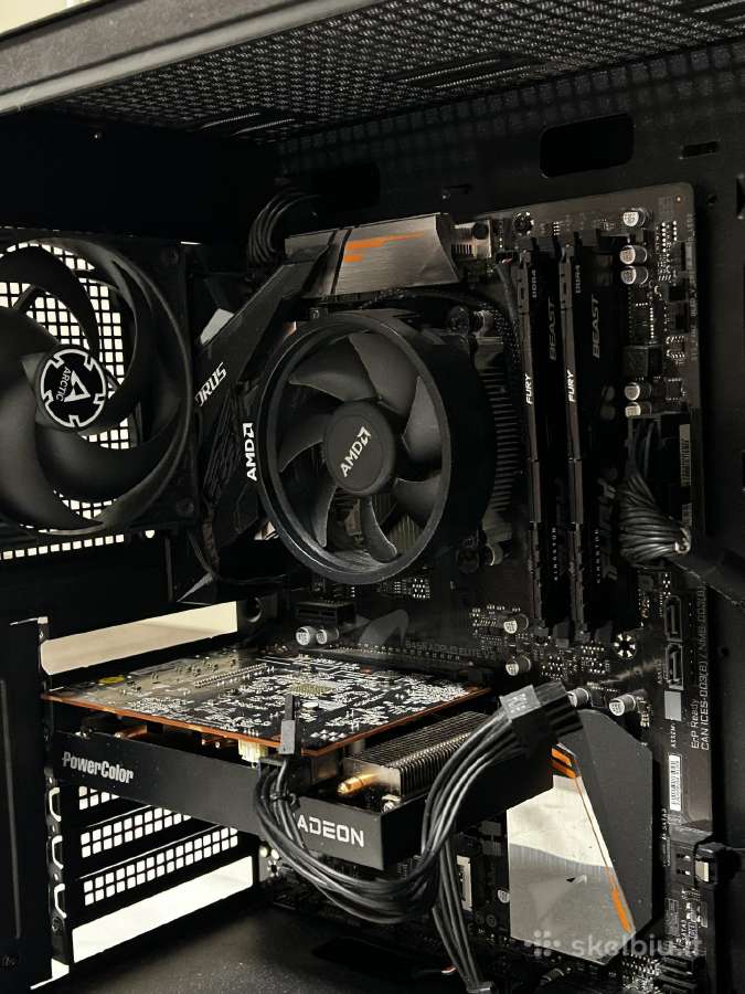 Gaming Pc Ryzen 5 3600 Rx 6500 XT 16gb RAM - nuotraukos Nr. 3