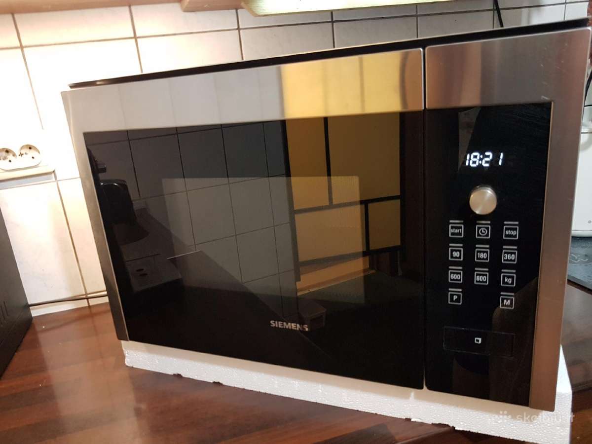 Siemens įmontuojama mikrobangų krosnelė Iq500 ser - nuotraukos Nr. 9