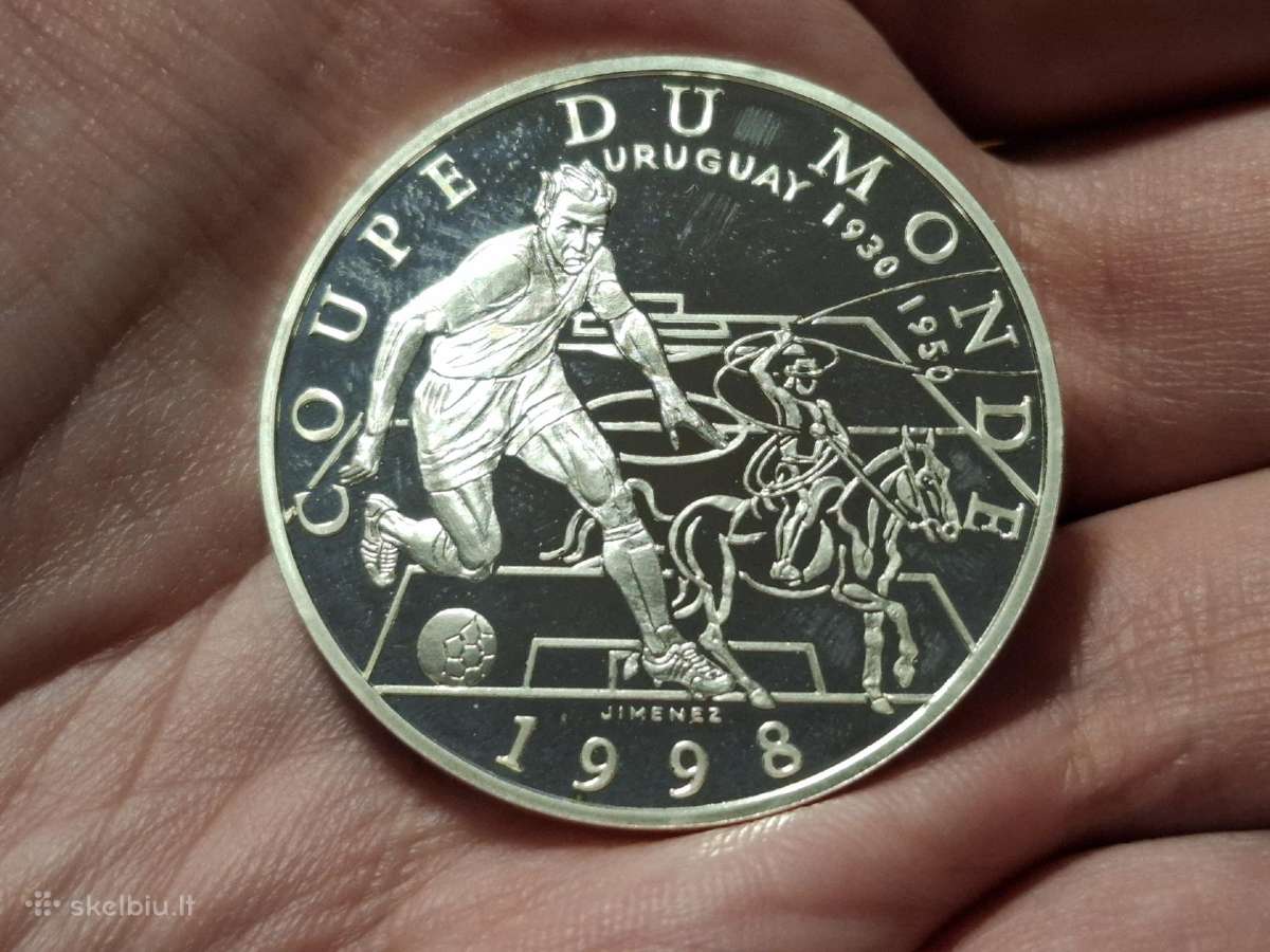 Prancūzija 10 frankų 1996 sidabras proginė - nuotraukos Nr. 2