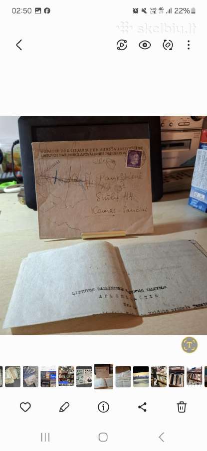 Lds valdybos aplinkraštis. 1944 m. - nuotraukos Nr. 2