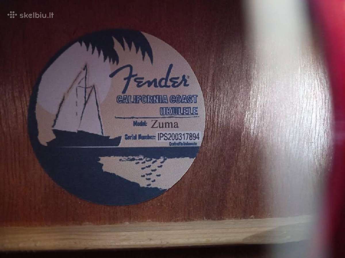 Fender ukulele zuma - nuotraukos Nr. 2