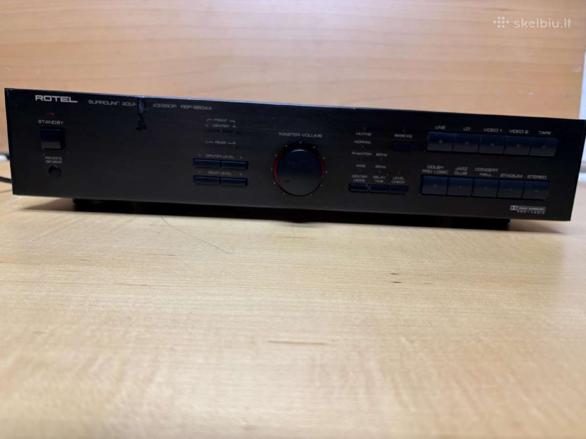 Parduodu Rotel rb-991ir Rotel Rsp-960ax - nuotraukos Nr. 10
