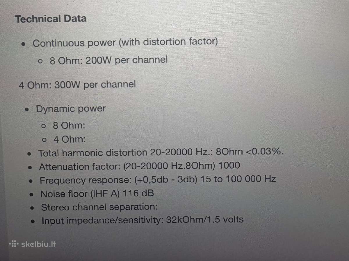 Parduodu Rotel rb-991ir Rotel Rsp-960ax - nuotraukos Nr. 13