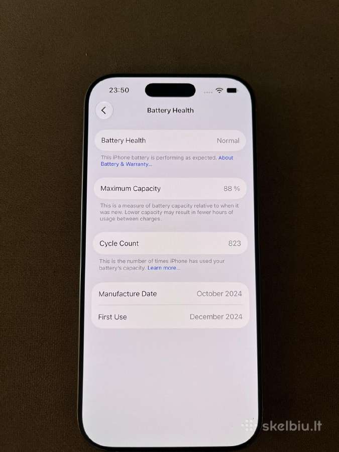 iPhone 16 pro, 256gb, 88% baterija - nuotraukos Nr. 5