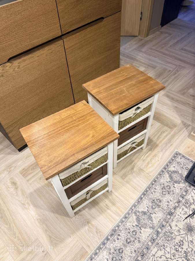 Naktinės spintelės 2 vnt. - nuotraukos Nr. 3