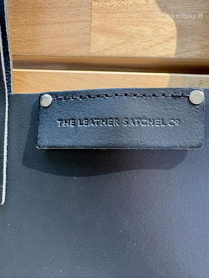 The Leather Satchel Co. natūralios odos rankinė - nuotraukos Nr. 2