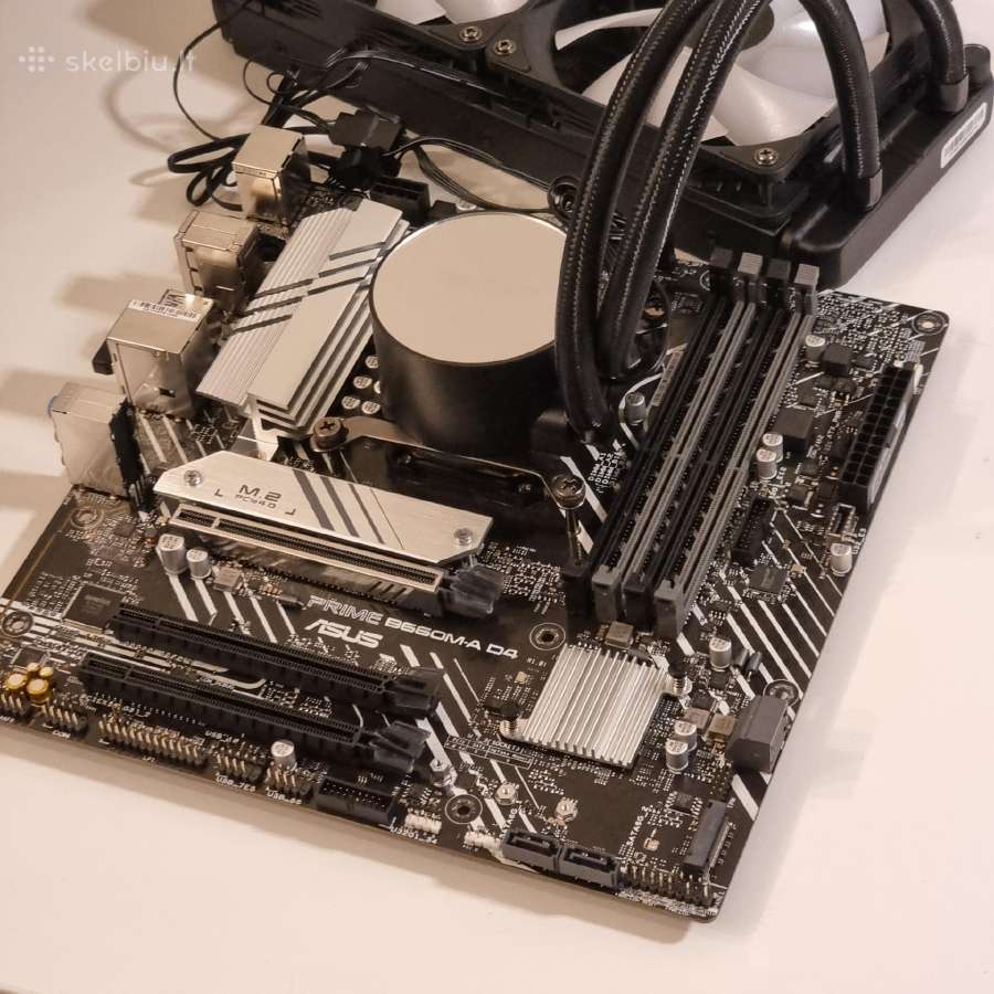 Intel i7-13700f +Asus Prime B660m-a D4 +240mm Ai - nuotraukos Nr. 2