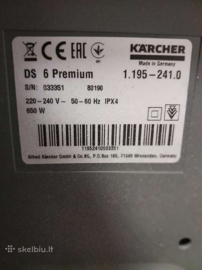 Dulkių siurblys Karcher Ds6 Premium - nuotraukos Nr. 6